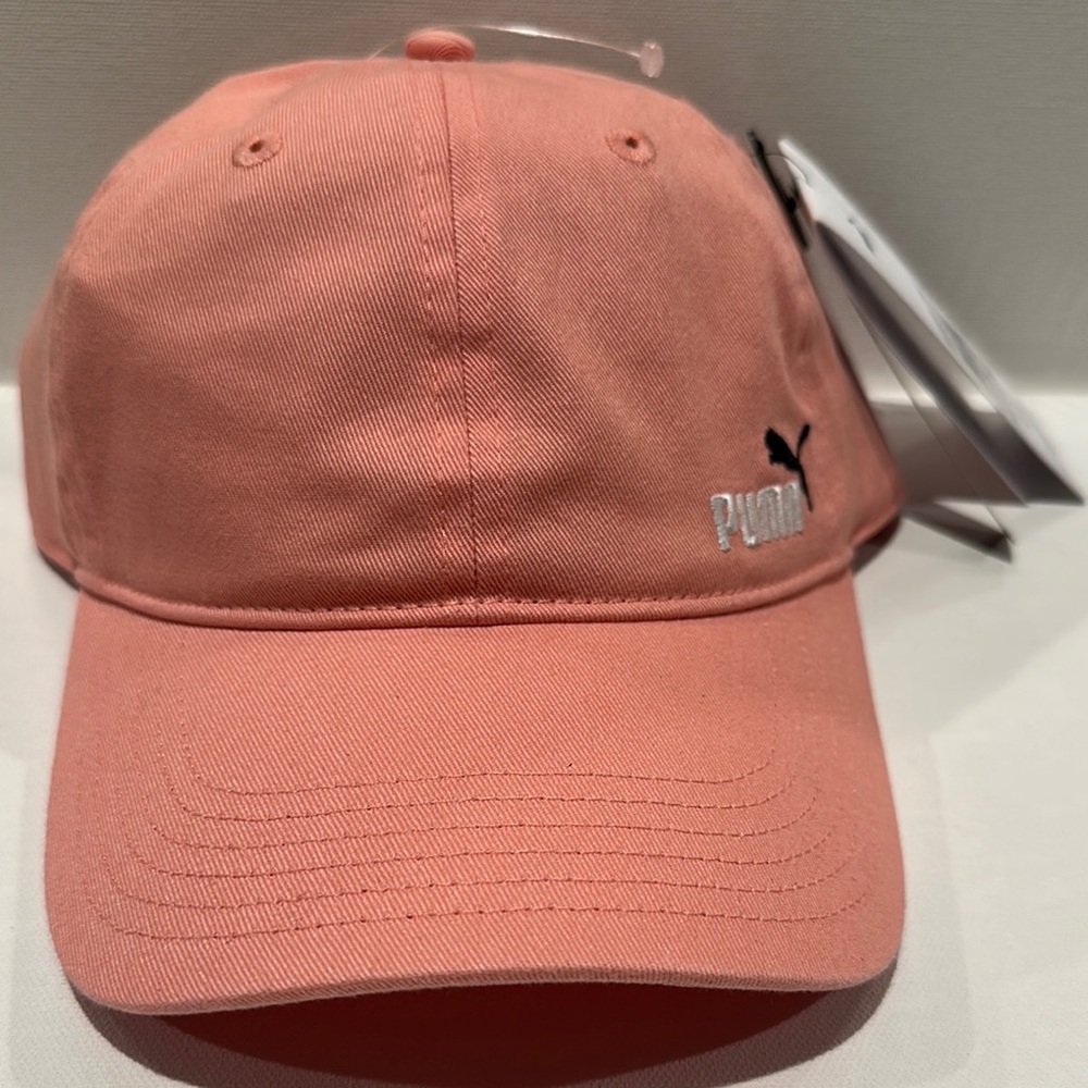 NWT Puma Ladies adjustable back Coral Cap.
